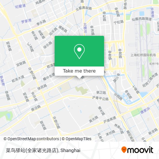 菜鸟驿站(全家诸光路店) map