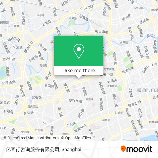 亿客行咨询服务有限公司 map