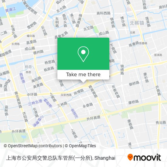 上海市公安局交警总队车管所(一分所) map
