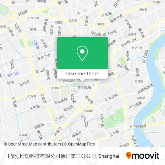 里贤(上海)科技有限公司徐汇第三分公司 map