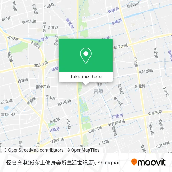 怪兽充电(威尔士健身会所皇廷世纪店) map