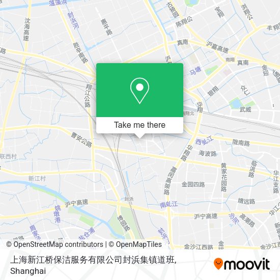 上海新江桥保洁服务有限公司封浜集镇道班 map