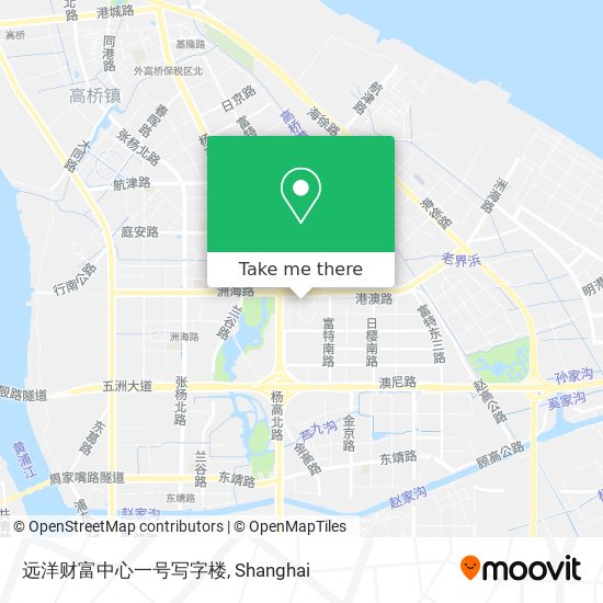 远洋财富中心一号写字楼 map