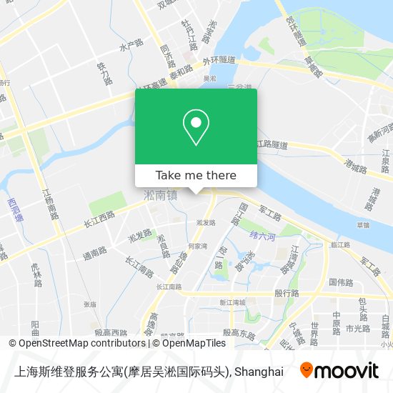 上海斯维登服务公寓(摩居吴淞国际码头) map