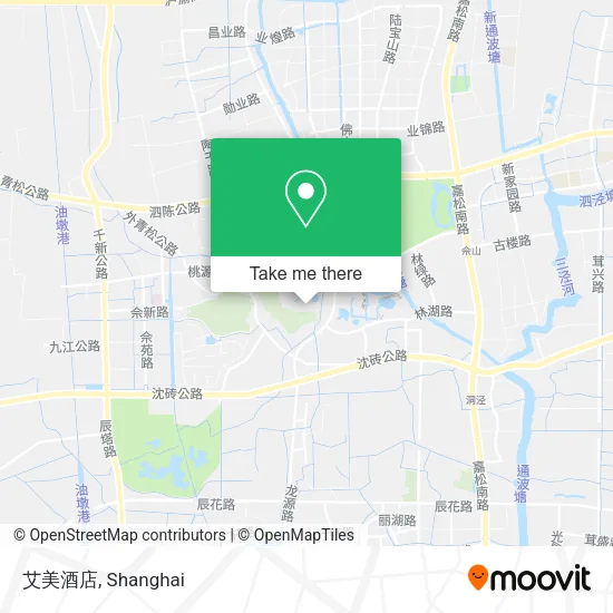 艾美酒店 map