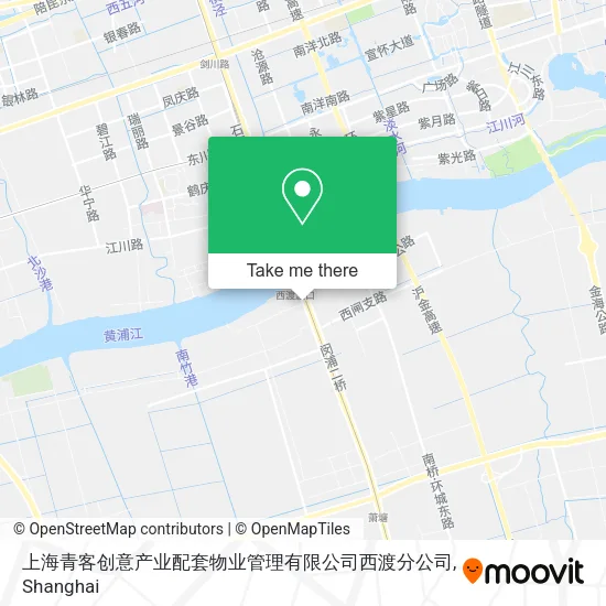 上海青客创意产业配套物业管理有限公司西渡分公司 map