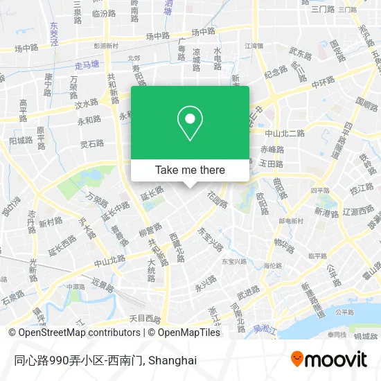 同心路990弄小区-西南门 map