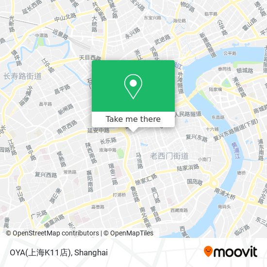 OYA(上海K11店) map