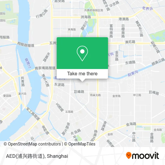 AED(浦兴路街道) map