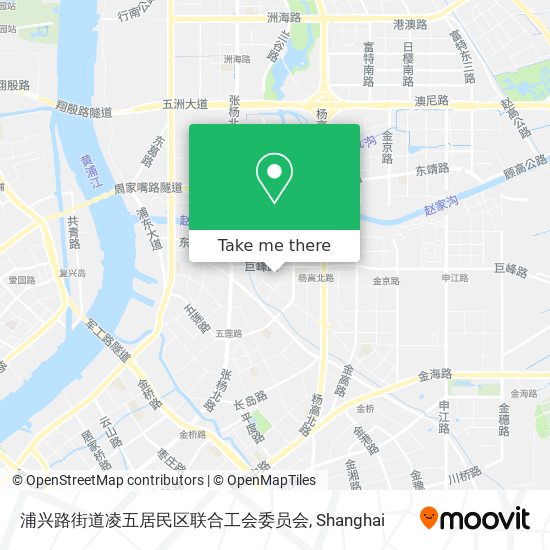 浦兴路街道凌五居民区联合工会委员会 map