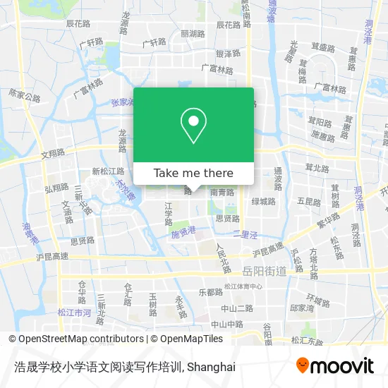 浩晟学校小学语文阅读写作培训 map