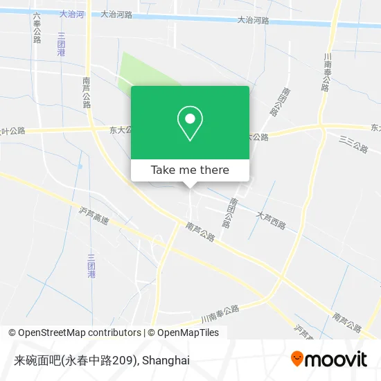 来碗面吧(永春中路209) map