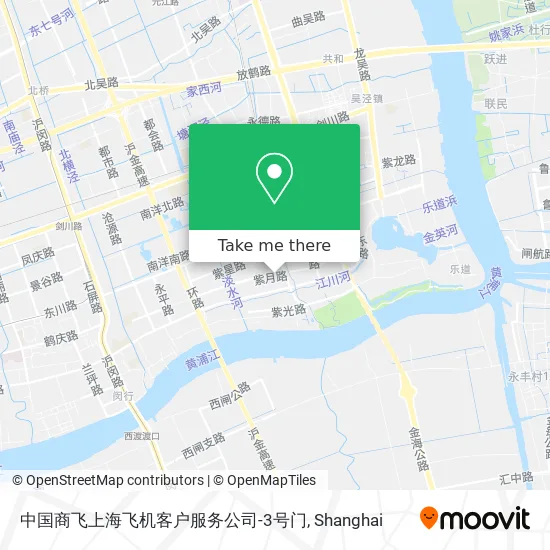 中国商飞上海飞机客户服务公司-3号门 map