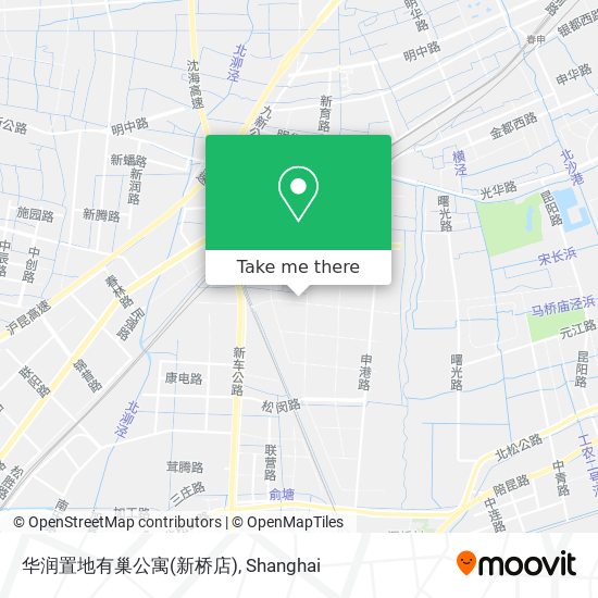 华润置地有巢公寓(新桥店) map