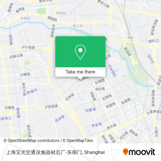 上海宝光交通设施器材总厂-东南门 map