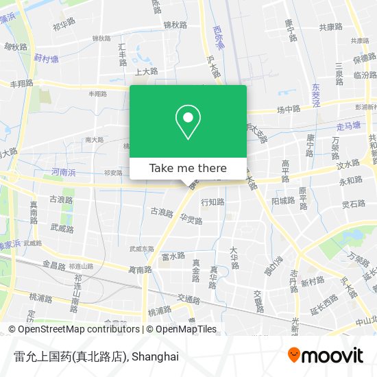 雷允上国药(真北路店) map