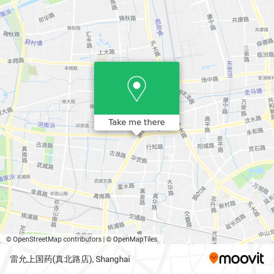 雷允上国药(真北路店) map