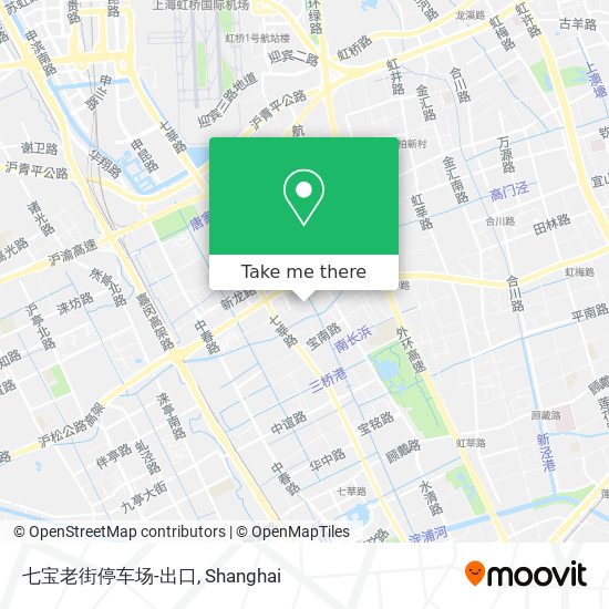 七宝老街停车场-出口 map