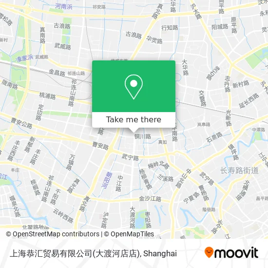 上海恭汇贸易有限公司(大渡河店店) map