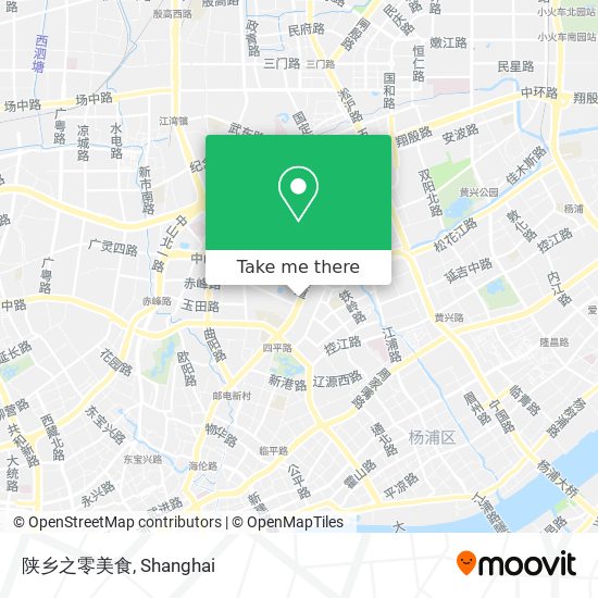 陕乡之零美食 map