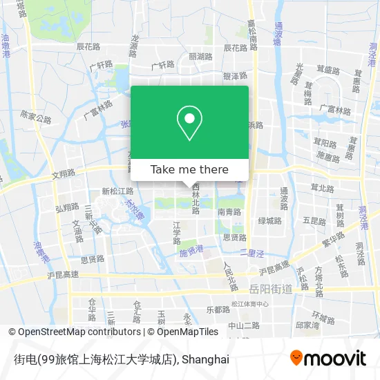 街电(99旅馆上海松江大学城店) map