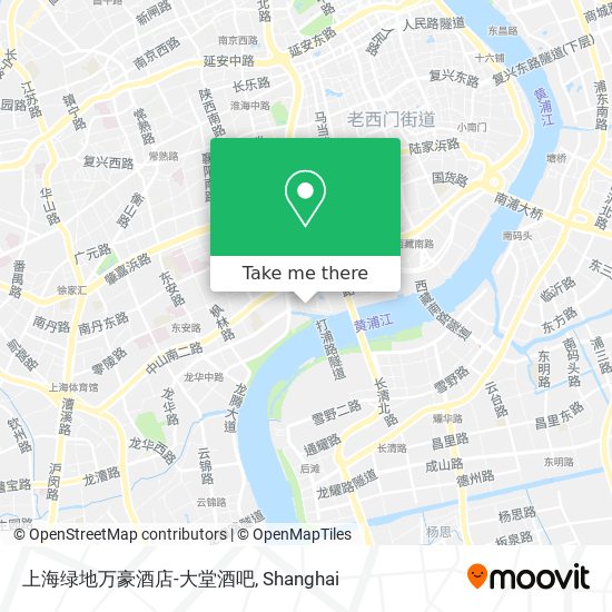 上海绿地万豪酒店-大堂酒吧 map