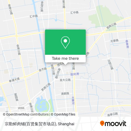 宗勤鲜肉铺(百贤集贸市场店) map