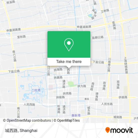 城西路 map