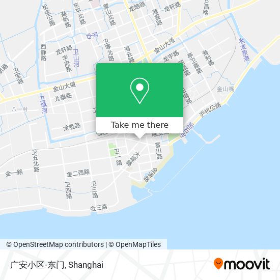 广安小区-东门 map