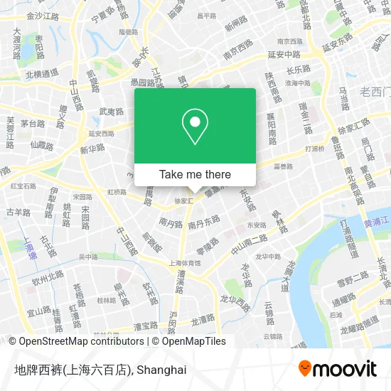 地牌西裤(上海六百店) map