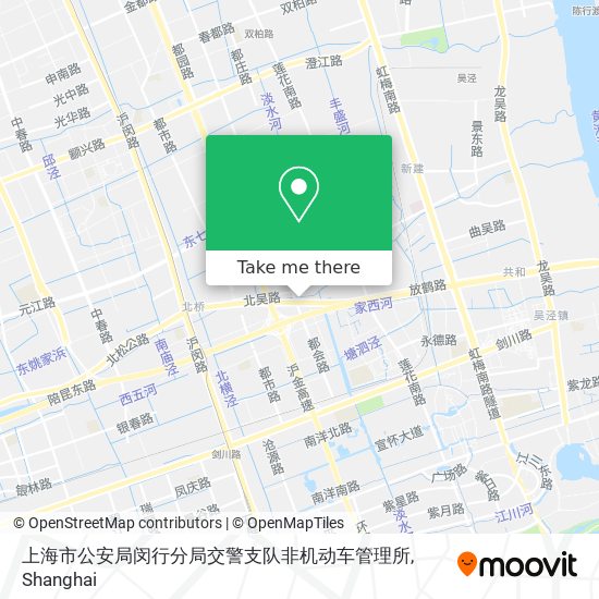 上海市公安局闵行分局交警支队非机动车管理所 map