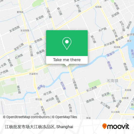 江杨批发市场大江杨冻品区 map