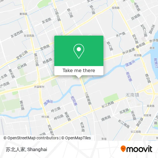 苏北人家 map