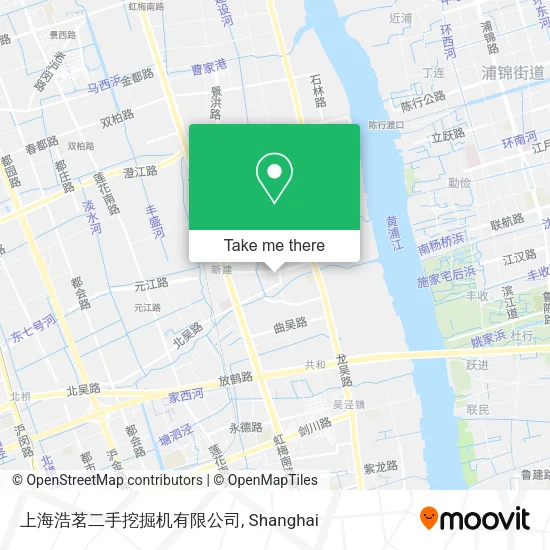 上海浩茗二手挖掘机有限公司 map