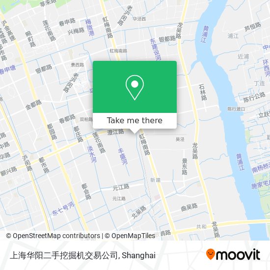 上海华阳二手挖掘机交易公司 map