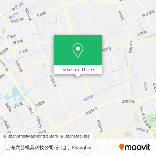 上海六普模具科技公司-东北门 map