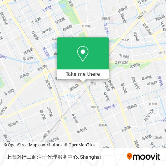 上海闵行工商注册代理服务中心 map