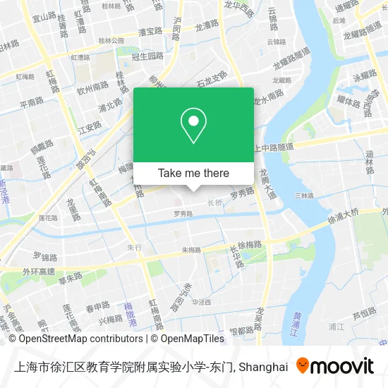 上海市徐汇区教育学院附属实验小学-东门 map