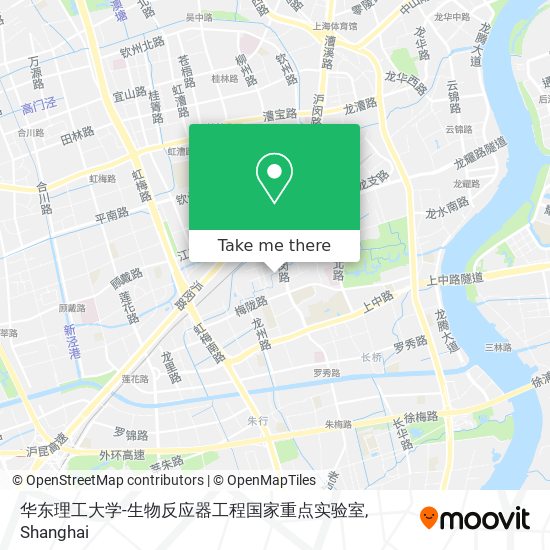 华东理工大学-生物反应器工程国家重点实验室 map