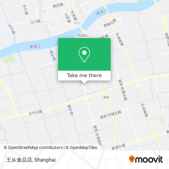 王从食品店 map