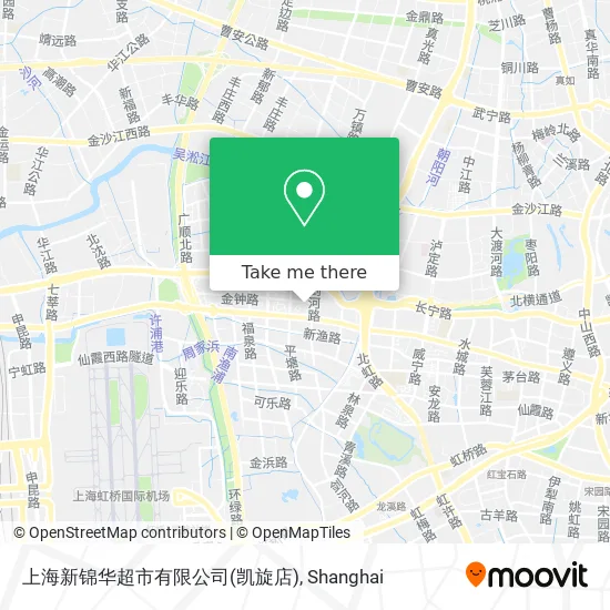 上海新锦华超市有限公司(凯旋店) map