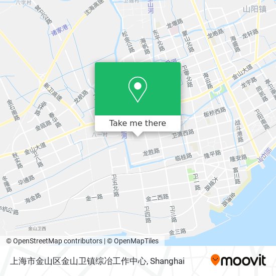 上海市金山区金山卫镇综冶工作中心 map