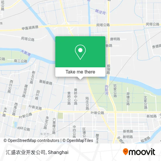 汇盛农业开发公司 map