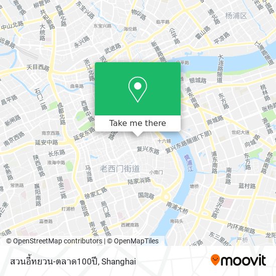 สวนอี้หยวน-ตลาด100ปึ map