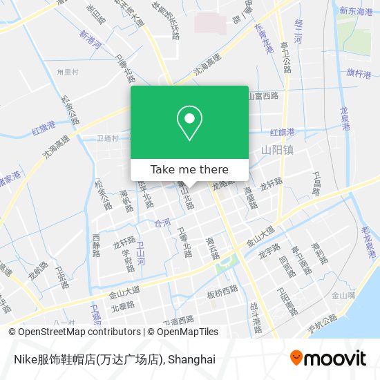 Nike服饰鞋帽店(万达广场店) map