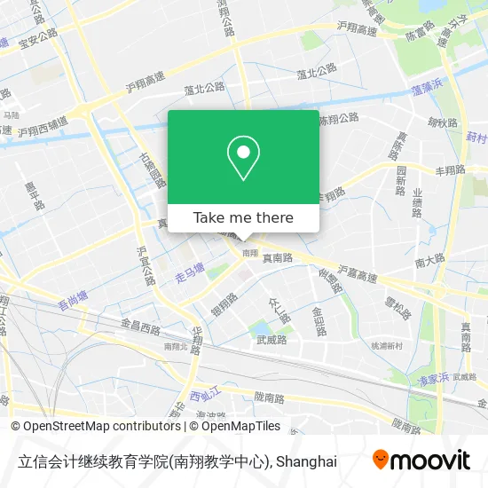 立信会计继续教育学院(南翔教学中心) map