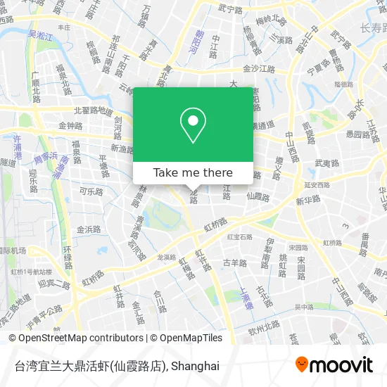 台湾宜兰大鼎活虾(仙霞路店) map