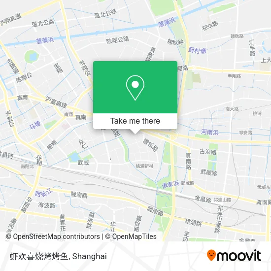 虾欢喜烧烤烤鱼 map