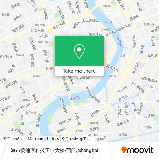 上海市黄浦区科技工业大楼-西门 map