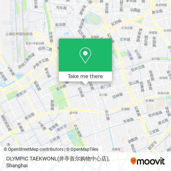 OLYMPIC TAEKWONL(井亭首尔购物中心店) map